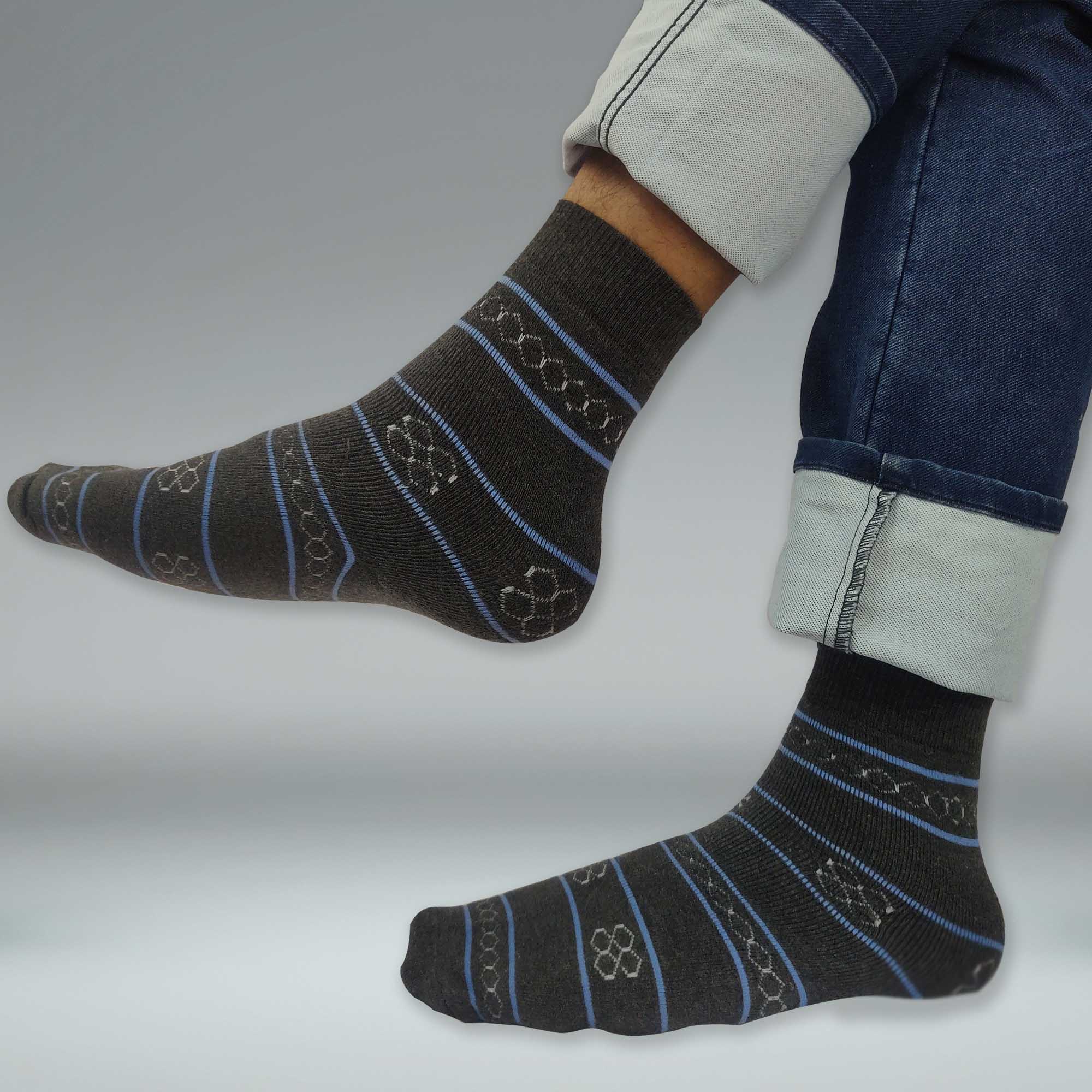 Men's Designer Socks, Collection 01, Set of 3