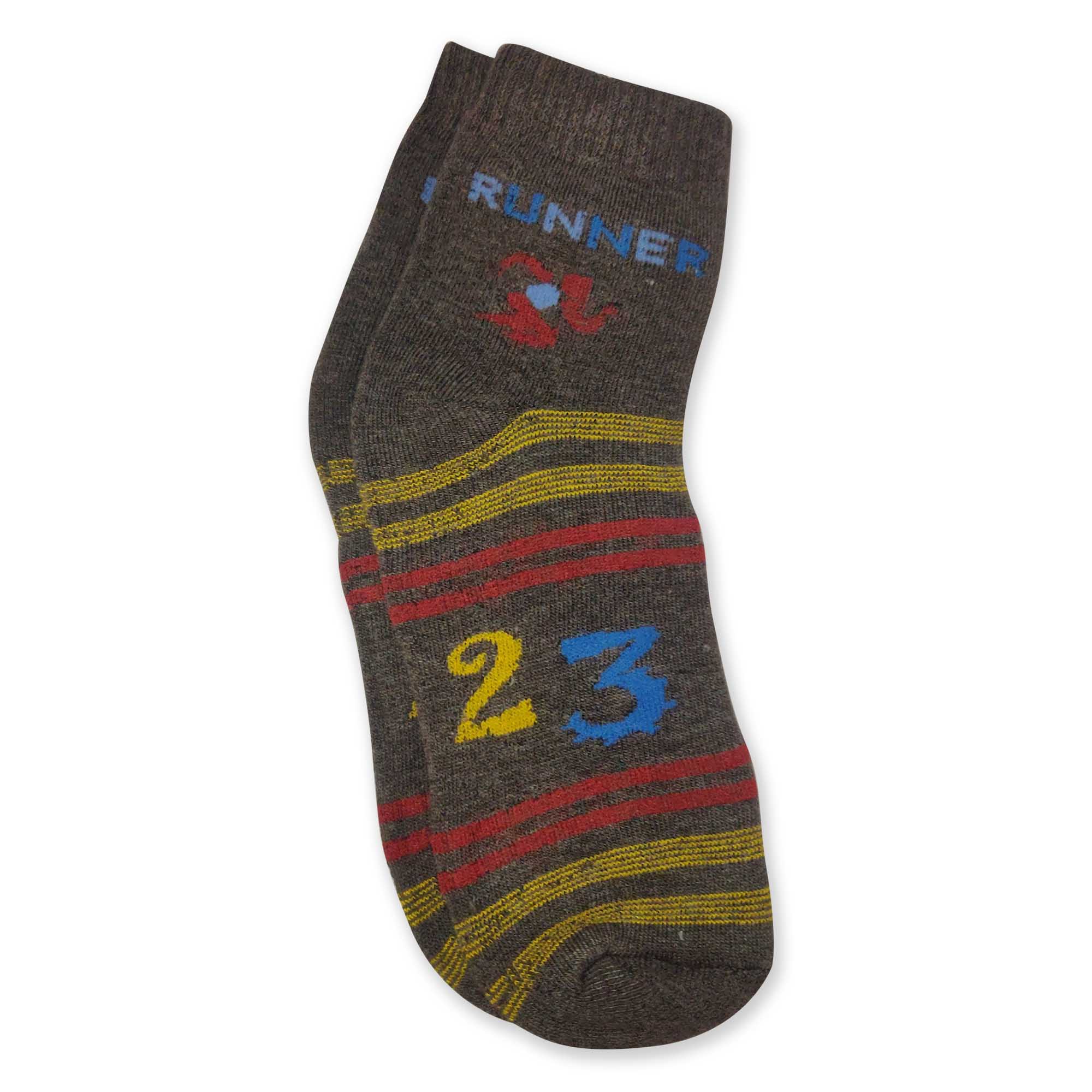 Green Socks with Multi Color Stripes - Men Collection