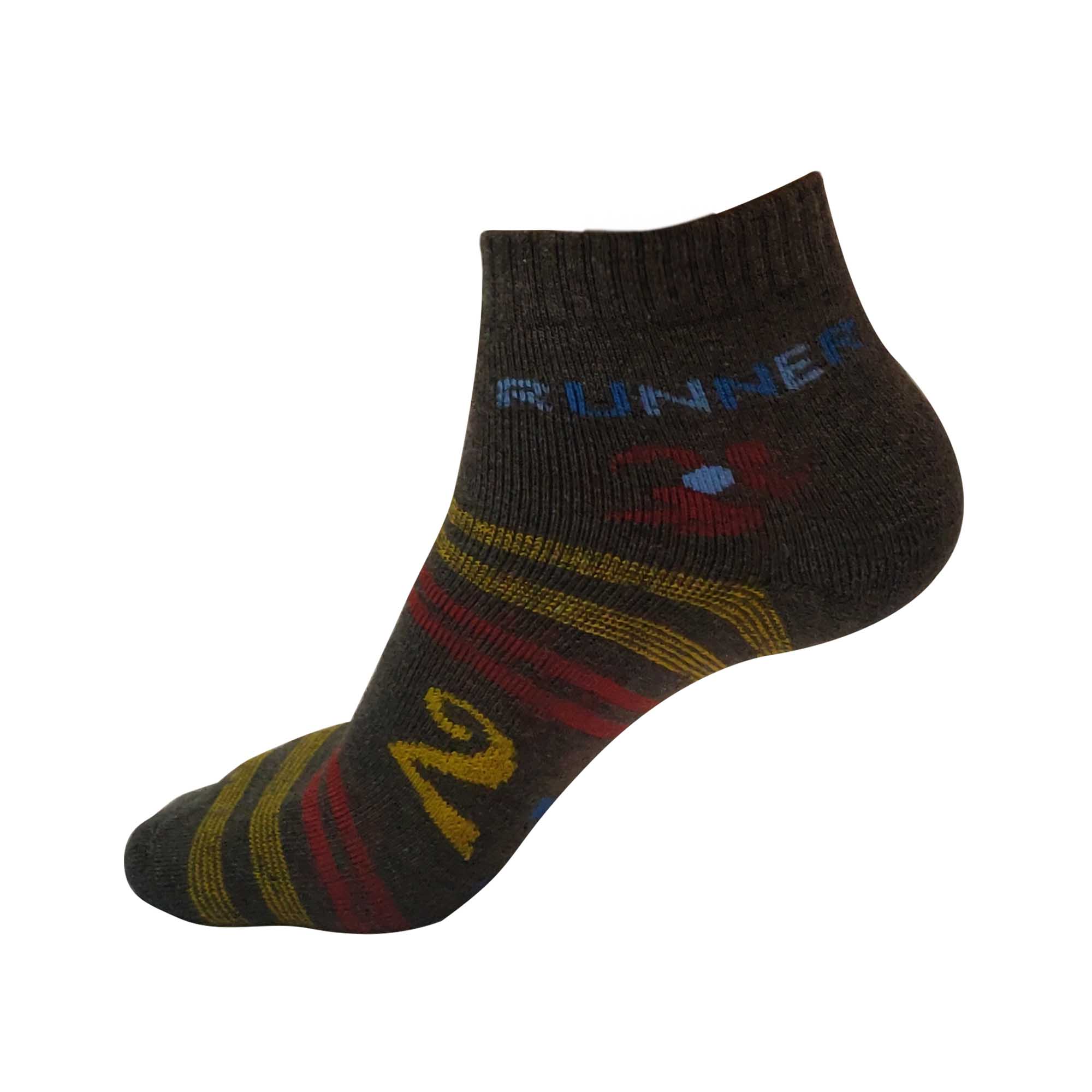 Green Socks with Multi Color Stripes - Men Collection