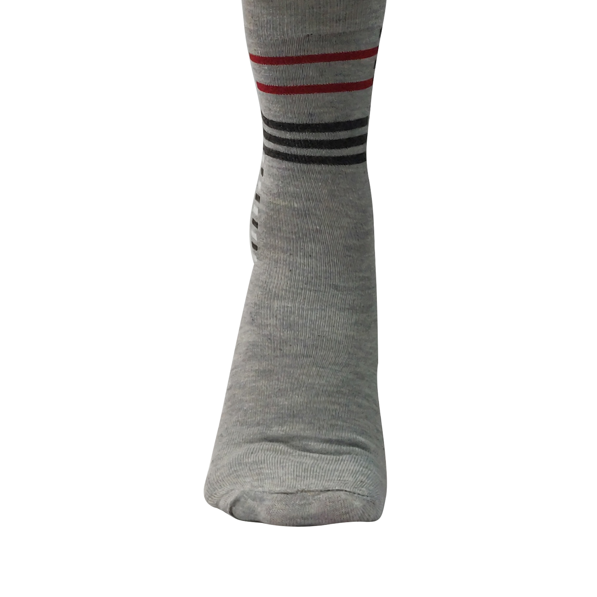 Multiple Square and Lines - Men Socks (White)